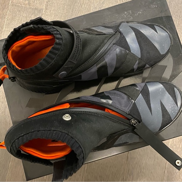 SOLD Nike NSW Gaiter Boot NikeLab Anthracite Black Orange AA0530 001 Men Size 10 - Picture 11 of 14